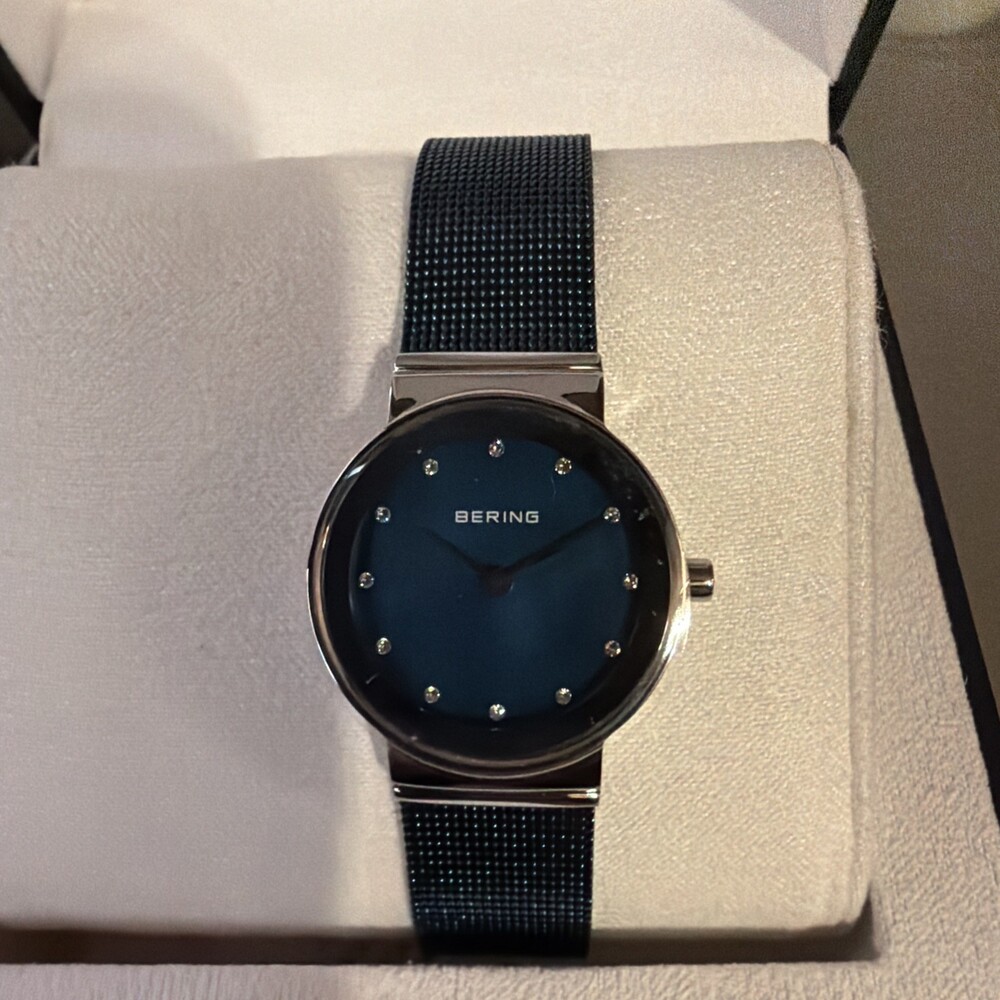 Bering Women’s Classic Polished Silver Watch 10126-307